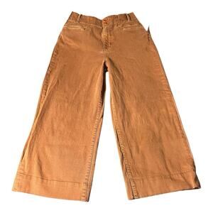 DU/ER Pants Womens Maternity 38x24 Brown High Rise Flare Wide Leg‎ Stretch Jeans